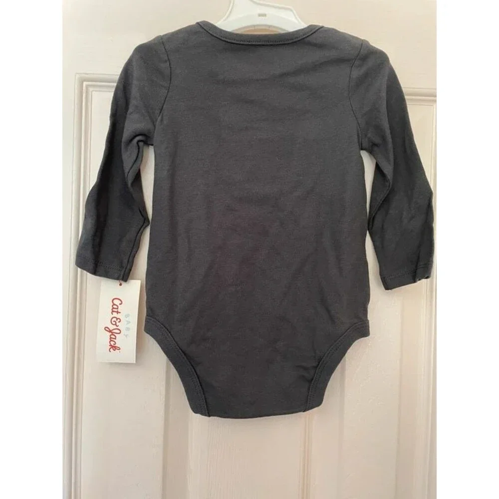 Baby Cat & Jack Long Sleeve One piece Over the moon for Mom NEW